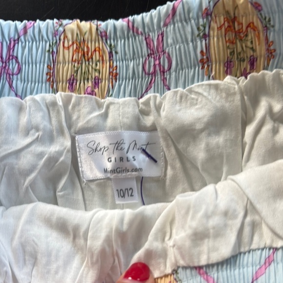 Blue Tiered Mini Skirt with Bubble Style - Picture 3 of 5